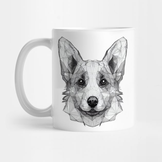 Lowpoly corgi face by stkUA